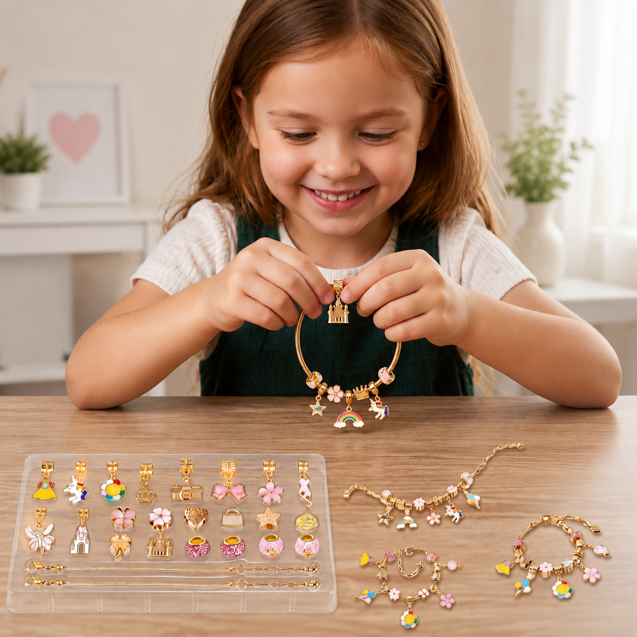 Prinzessinnen-DIY-Adventskalender zum Schmuck- & Armbänderbasteln