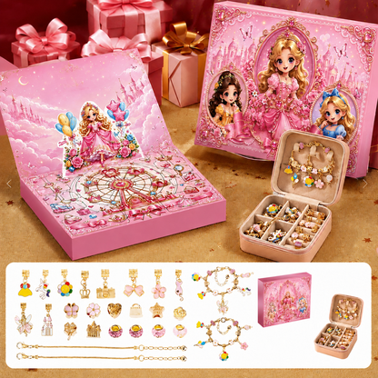 Prinzessinnen-DIY-Adventskalender zum Schmuck- & Armbänderbasteln