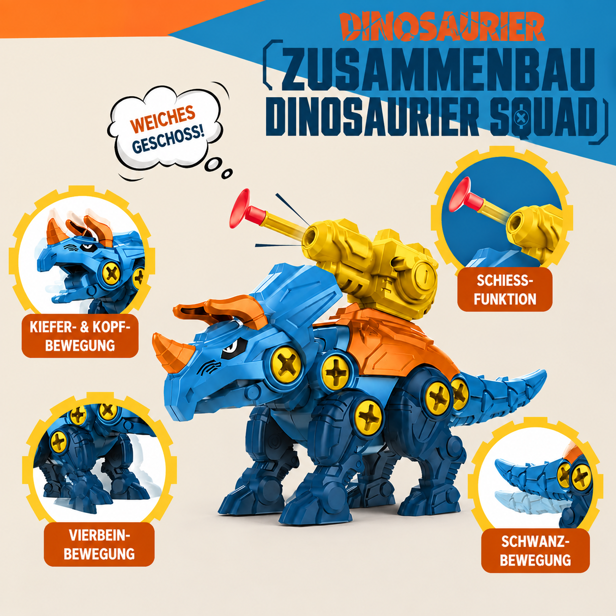DIY-Dinosaurier-Ei zum Bauen & Verwandeln