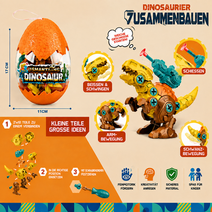 DIY-Dinosaurier-Ei zum Bauen & Verwandeln