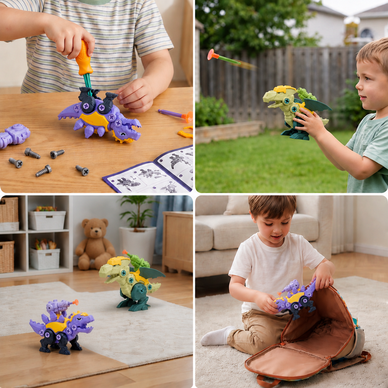 DIY-Dinosaurier-Ei zum Bauen & Verwandeln
