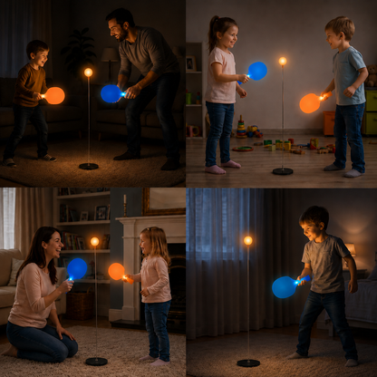 Interaktives leuchtendes Tischtennis-Spiel für Kinder