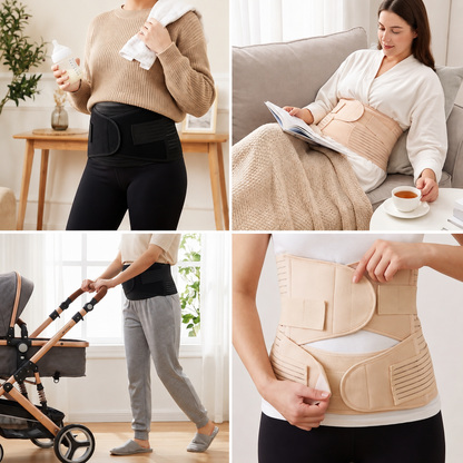 3-in-1 Bauchstütze & Rückbildungsgürtel nach der Geburt