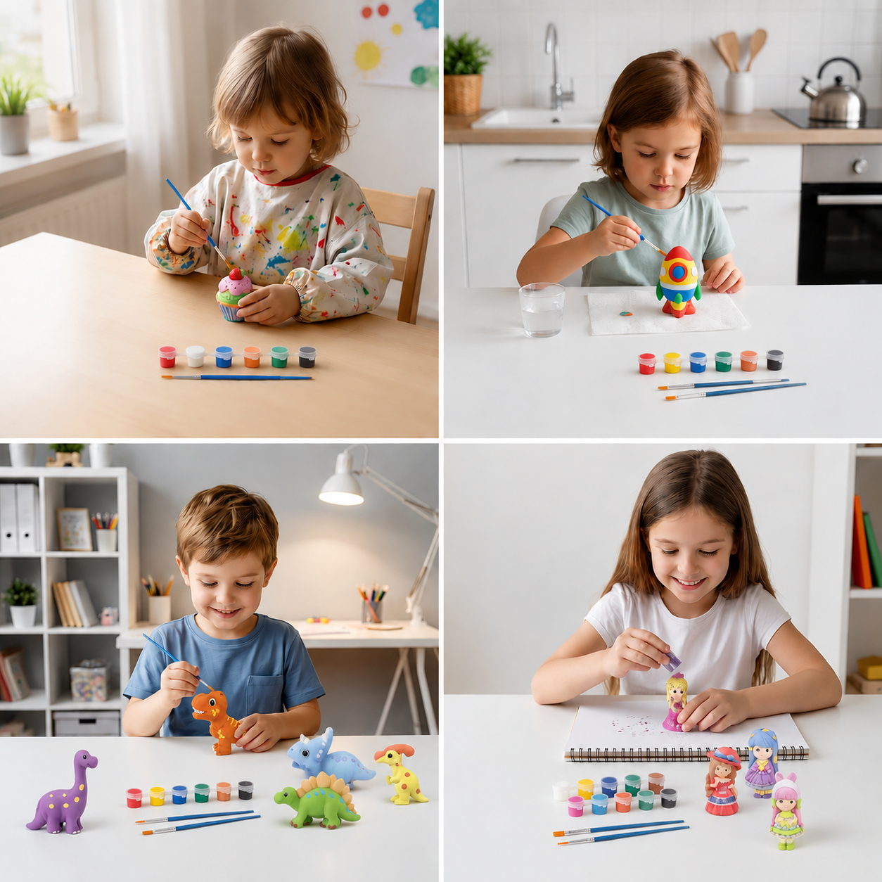 DIY-Tier-Gipsmalset – Formen, Bemalen & Gestalten für Kinder
