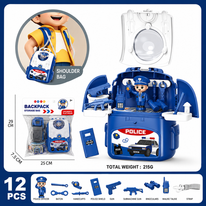 3-in-1 Rucksack-Spielset für unterwegs