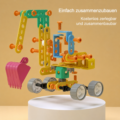 9-in-1 STEM-Bauset für Konstruktionsfahrzeuge