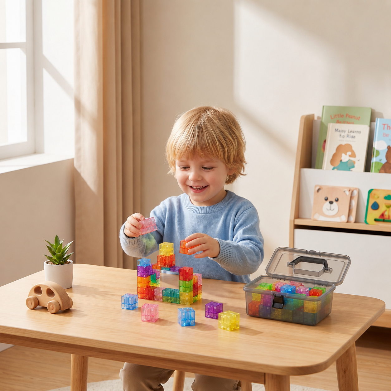 Montessori-Würfel-Bausatz für Kinder