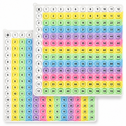 Rainbow Pop Math – Lernspielzeug zum Multiplizieren mit Fidget-Effekt