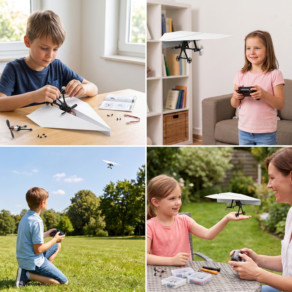DIY-Bausatz für ferngesteuerte Papierflieger