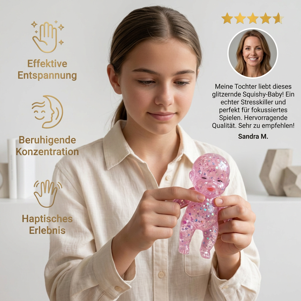 Beruhigendes Anti-Stress-Quetschspielzeug für Babys