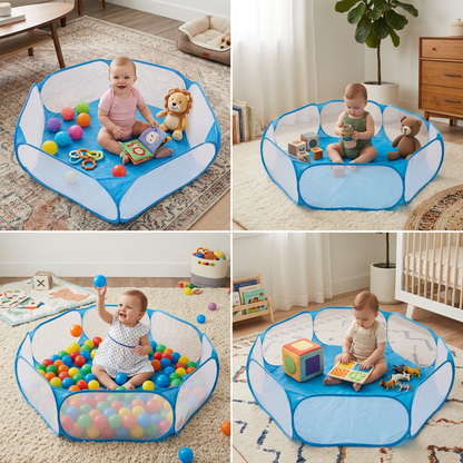Tragbares Pop-up-Laufgitterzelt für Babys und Kleinkinder