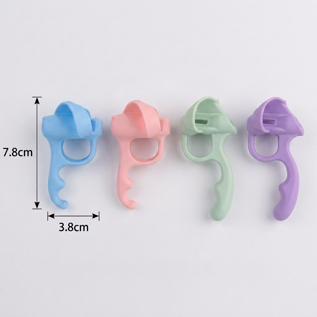 Ergonomische Silikon-Schreibhilfen für Stifte