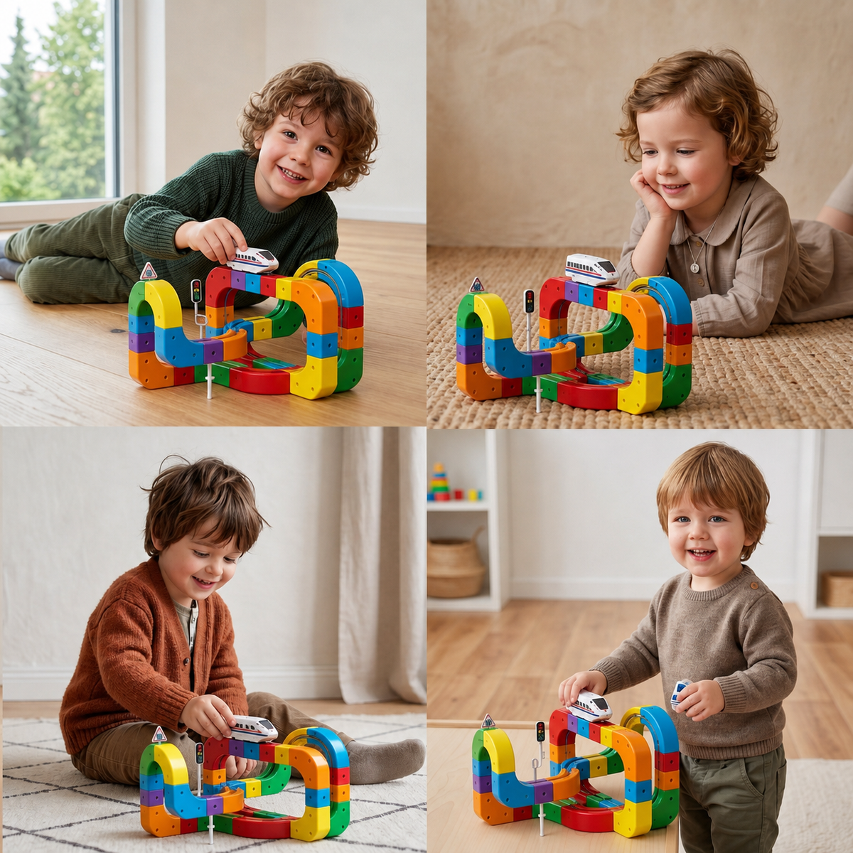 Magische Würfel Schienen Bahn Kinderspielzeug