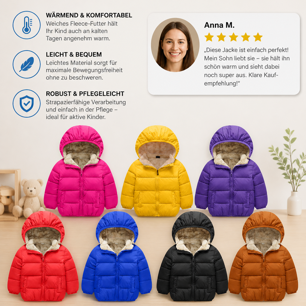 Gefütterte Steppjacke für Babys & Kleinkinder