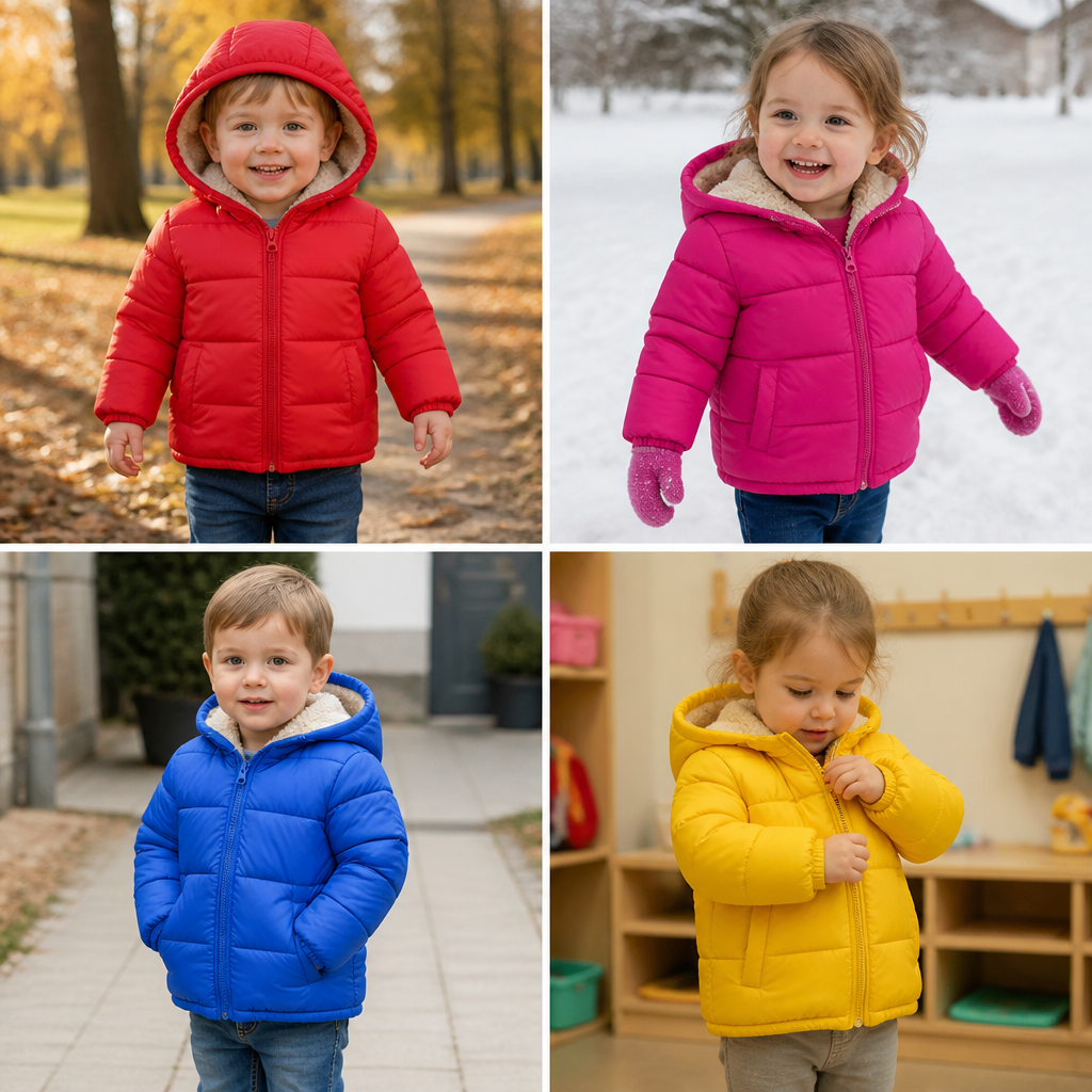 Gefütterte Steppjacke für Babys & Kleinkinder