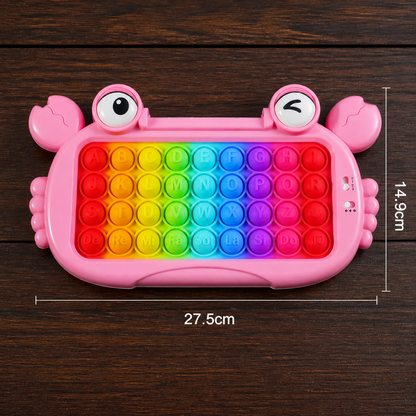 Interaktives sprechendes Lernkarten-Tablet mit Pop-It-Tastatur, Buchstabier- & Phonetikspielen