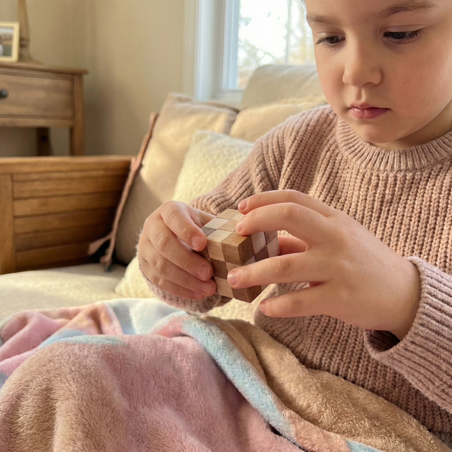 Montessori 3D Holz Lernspiel Puzzle Rätsel