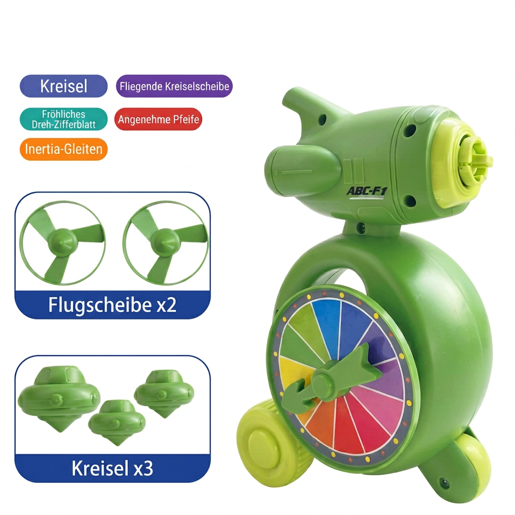 5-in-1 Gyro-Lernspielzeug – Dreh-, Balance- & Stapelspiel für Kinder