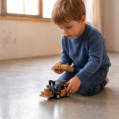 RC-Baufahrzeuge im Maßstab 1:64 – Gabelstapler, Bagger, Muldenkipper & Bulldozer
