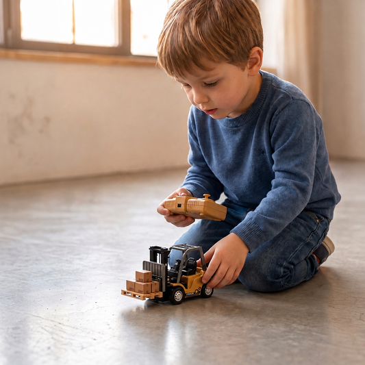RC-Baufahrzeuge im Maßstab 1:64 – Gabelstapler, Bagger, Muldenkipper & Bulldozer