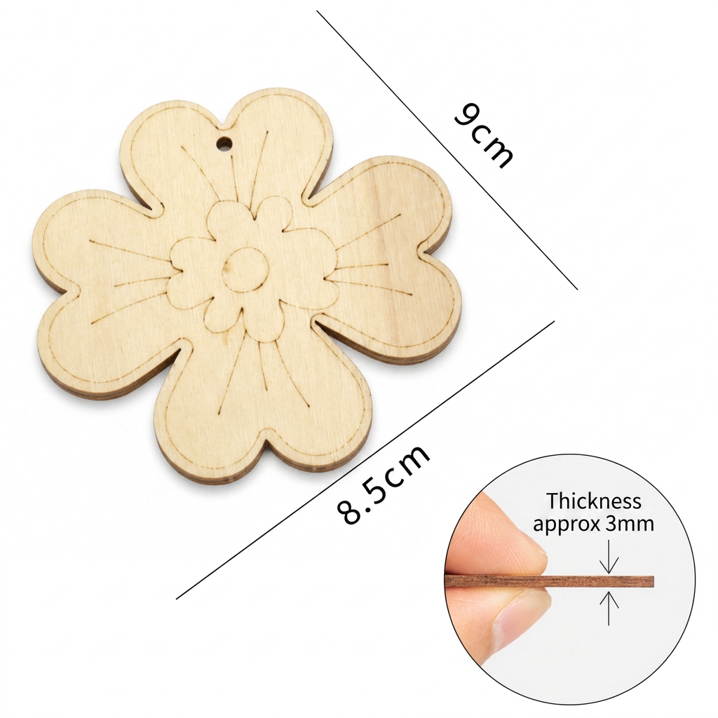 DIY-Holz-Bastelset zum Bemalen & Spielen für Kinder