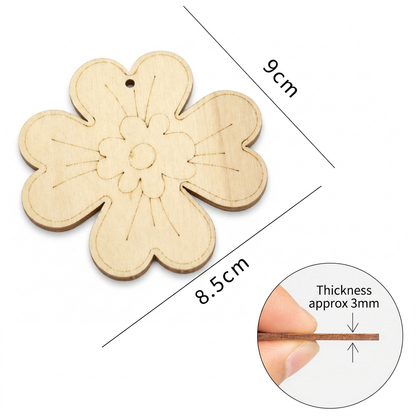 DIY-Holz-Bastelset zum Bemalen & Spielen für Kinder