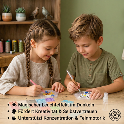 DIY-Leuchtperlen-Bastelset – Im Dunkeln leuchtend