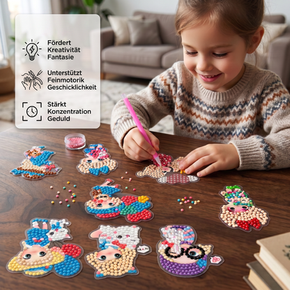 DIY-Diamond-Painting-Sticker-Bastelset für Kinder