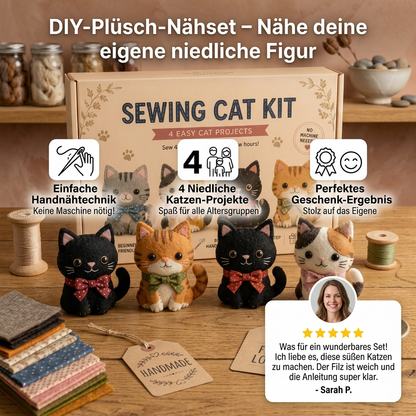 DIY-Plüsch-Nähset – Nähe deine eigene niedliche Figur