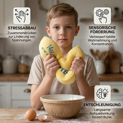 Jumbo-Squishy-Butter-Stick – Langsam aufquellender Stressball und sensorisches Fidget-Spielzeug