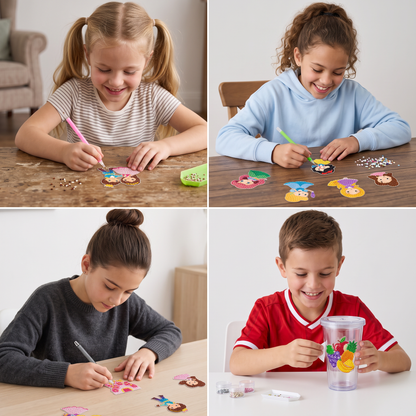 DIY-Diamond-Painting-Sticker-Bastelset für Kinder