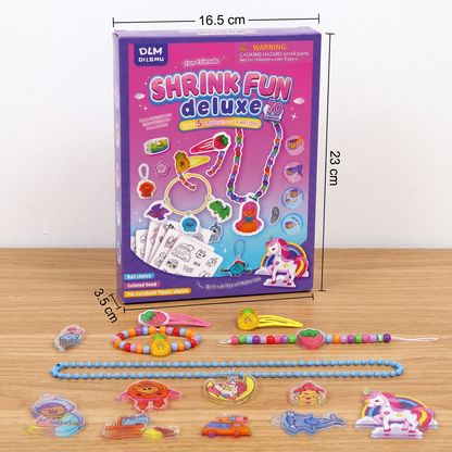 DIY-Schrumpfkunst-Set für Schlüsselanhänger & Charms für Kinder