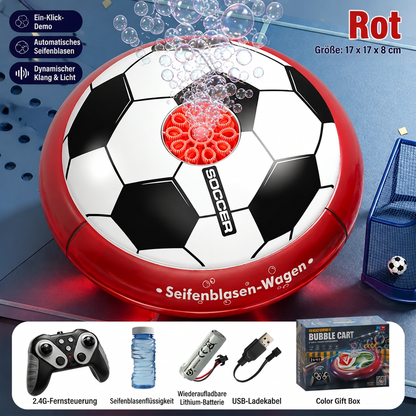 Ferngesteuerter Fußball-Seifenblasenball mit Licht & Musik