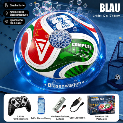 Ferngesteuerter Fußball-Seifenblasenball mit Licht & Musik
