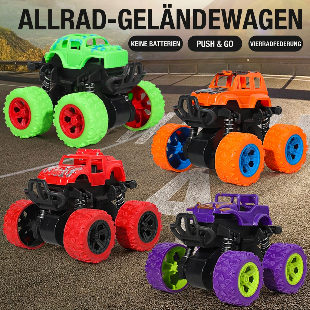 Reibungsbetriebenes Monstertruck-Stuntauto für Kinder