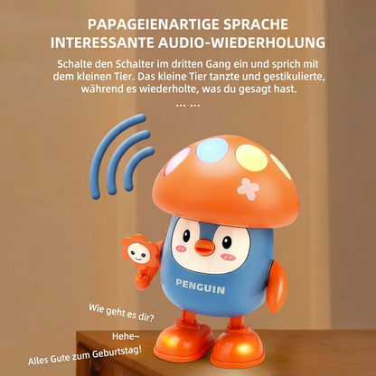 Interaktives sprechendes und tanzendes Pinguin-Spielzeug mit Musik
