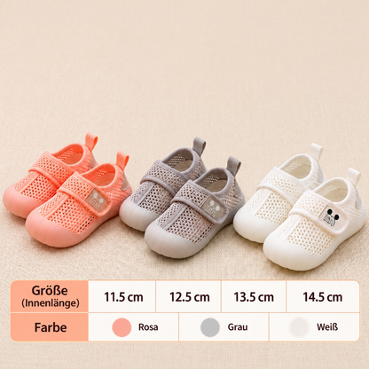 Bequeme Babyschuhe mit weichen, rutschfesten Sohlen