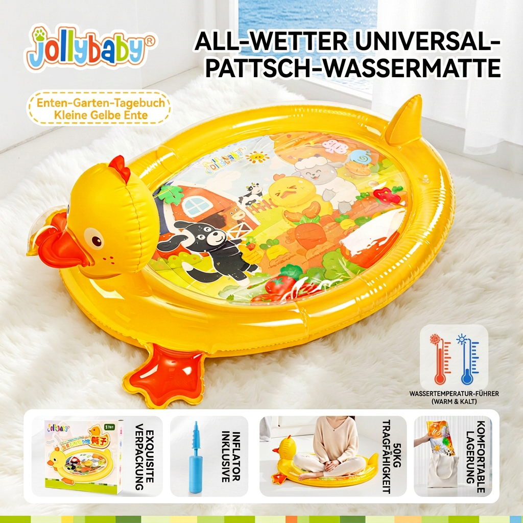 2-in-1 Enten-Wasserspielmatte