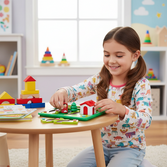 Montessori Rotkäpchen Puzzle und Geschicklichkeitsspiel