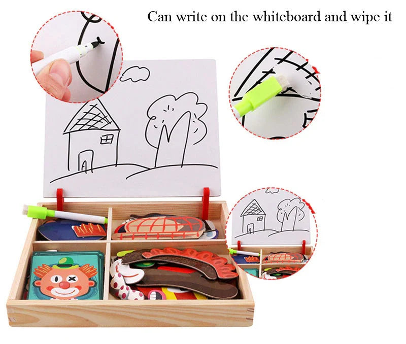 Magnetische Kreativ-Puzzles – Dein 3D-Abenteuer