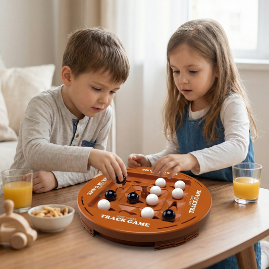 Drehbares Logik-Schachspiel – 4-Gewinnt-Strategie & Denkspiel für Kinder & Familie