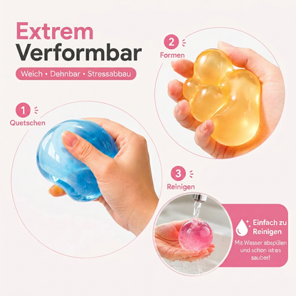 Stressball mit Kokosöl-Füllung – Weich & Entspannend