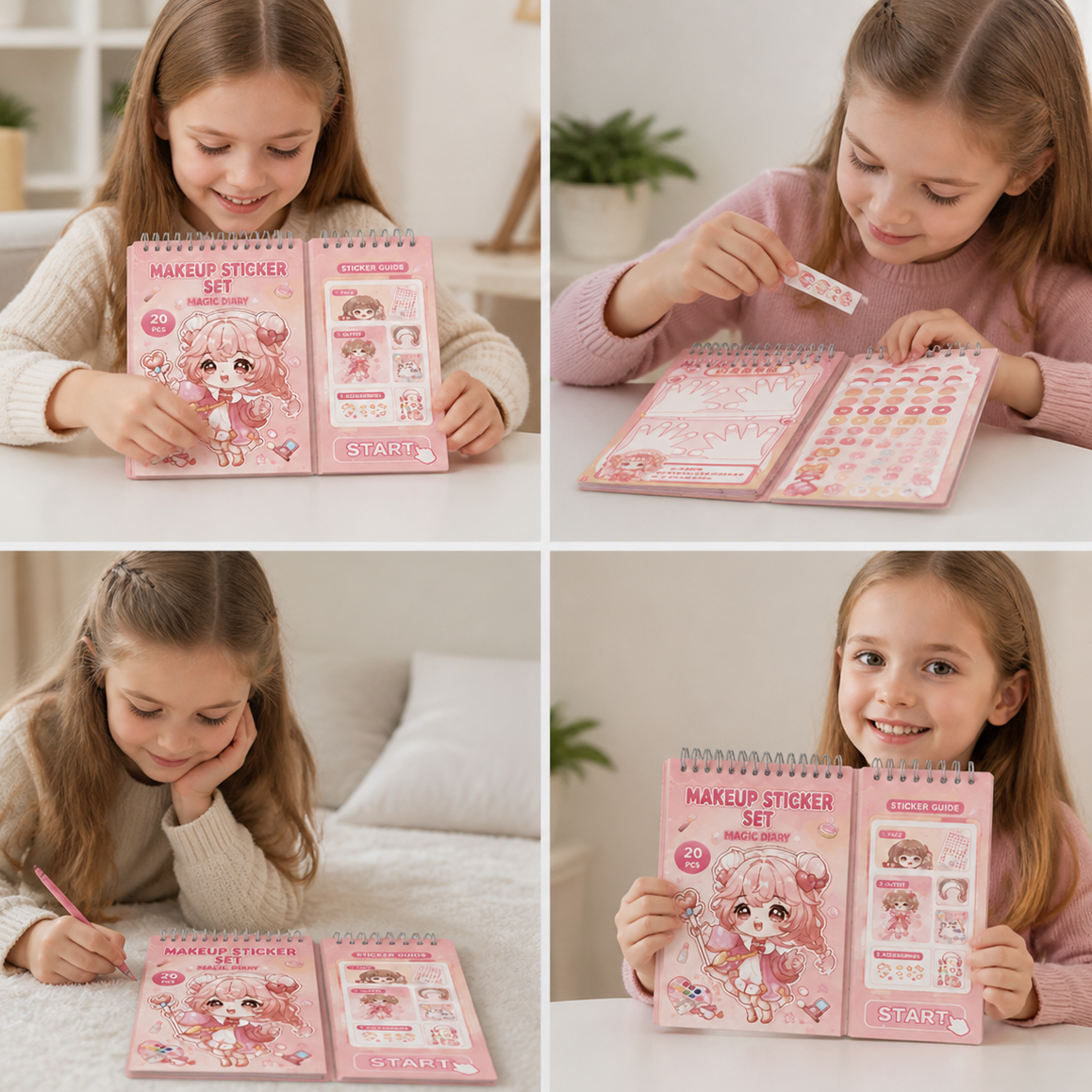 Prinzessinnen-Anzieh-Stickerbuch – Kreativer Stickerspaß für Kinder