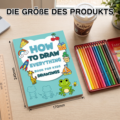 Montessori-Zeichenlernbuch – Schritt für Schritt zeichnen lernen und üben