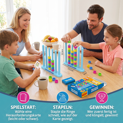 Color Stack Challenge – Rasantes Farbzuordnungsspiel für Partys und die ganze Familie