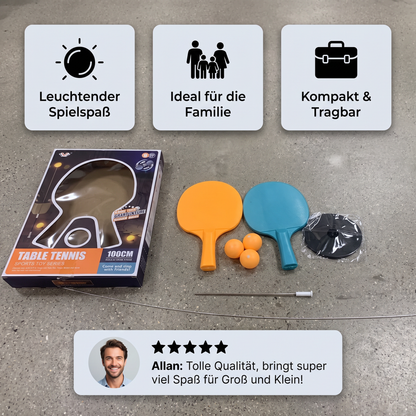 Interaktives leuchtendes Tischtennis-Spiel für Kinder
