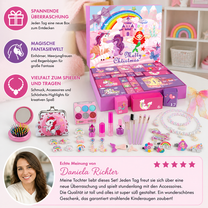 Einhorn- & Prinzessinnen-Überraschungs-Adventskalender für Mädchen