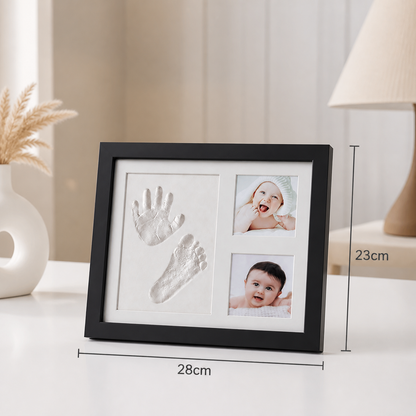 DIY-Handabdruck-Erinnerungsrahmen-Set für Kinder – Handabdruck & Fotodisplay