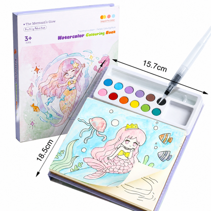 Alles-in-einem Aquarell-Malbuch
