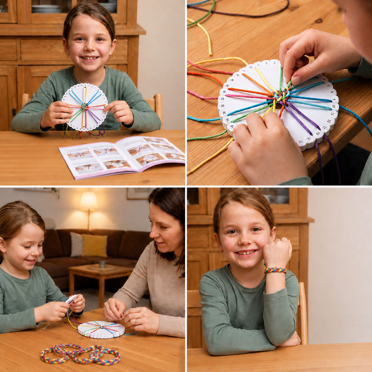 DIY-Kumihimo-Armband-Bastelset für Kinder